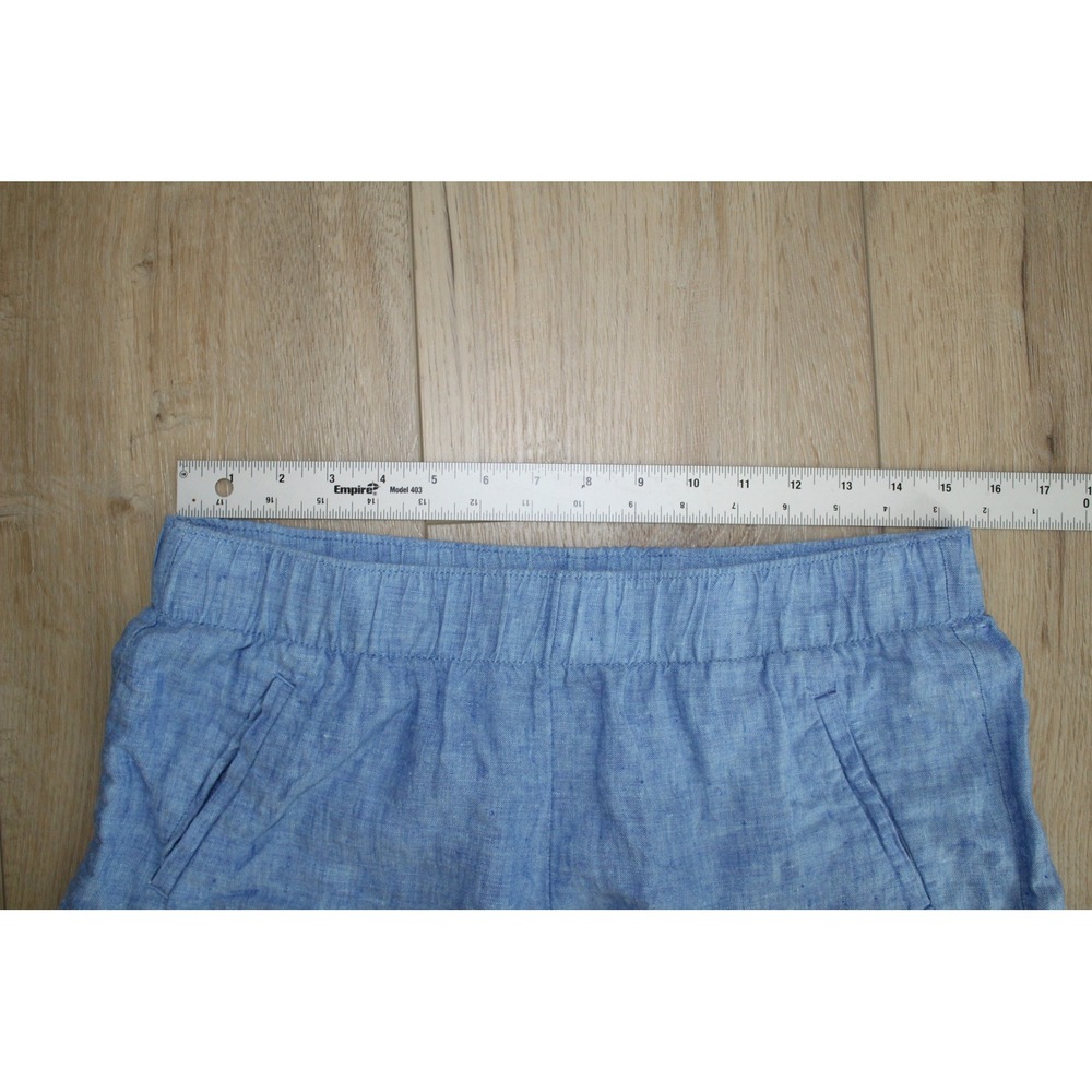 Lilly Pulitzer Light Blue Scallop Hem Shorts - Picture 4 of 11